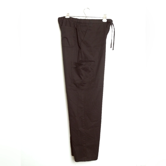 Utility Cargo Scrub Pant Unisex Size M Black - Picture 3 of 8